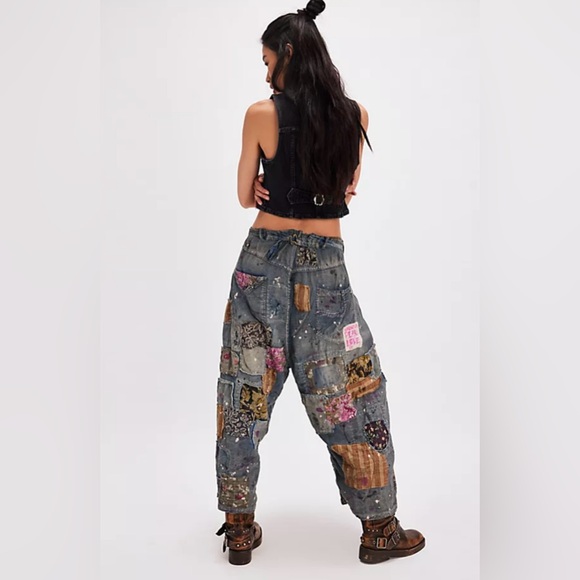 Magnolia Pearl x Free People Dani Patchwork Jeans - Picture 2 of 15